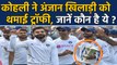 India vs Bangladesh, 2nd Test : Virat Kohli hands over trophy to KS Bharat | वनइंडिया हिंदी