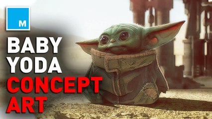 According to concept art, Baby Yoda was always cute