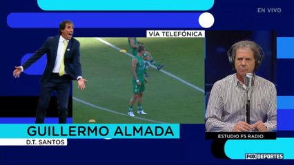 FOX Sports Radio: Almada habla del rendimiento de los jugadores de Santos