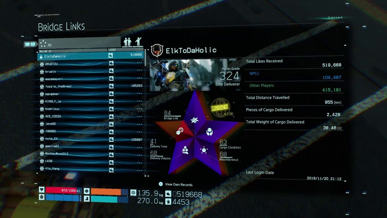 DEATH STRANDING - LowLevel GamePlay