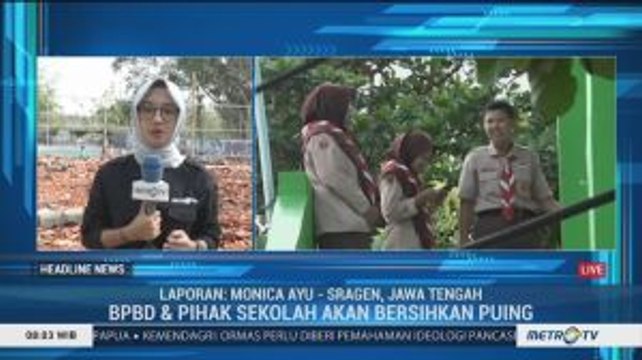 Aula SMKN 1 Miri Sragen Ambruk, Kegiatan Belajar Mengajar Tetap Berjalan