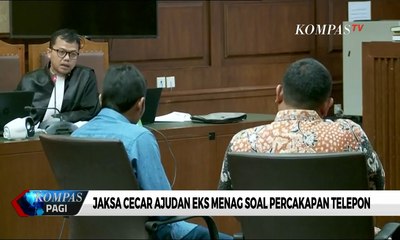 Jual Beli Jabatan, Jaksa Cecar Ajudan Eks Menag Soal Percakapan Telepon