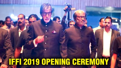 IFFI 2019 Goa | Amitabh Bachchan And Superstar Rajinikanth At The Opening Ceremony