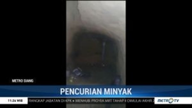 Polda Riau Temukan Terowongan Pencurian Minyak Mentah