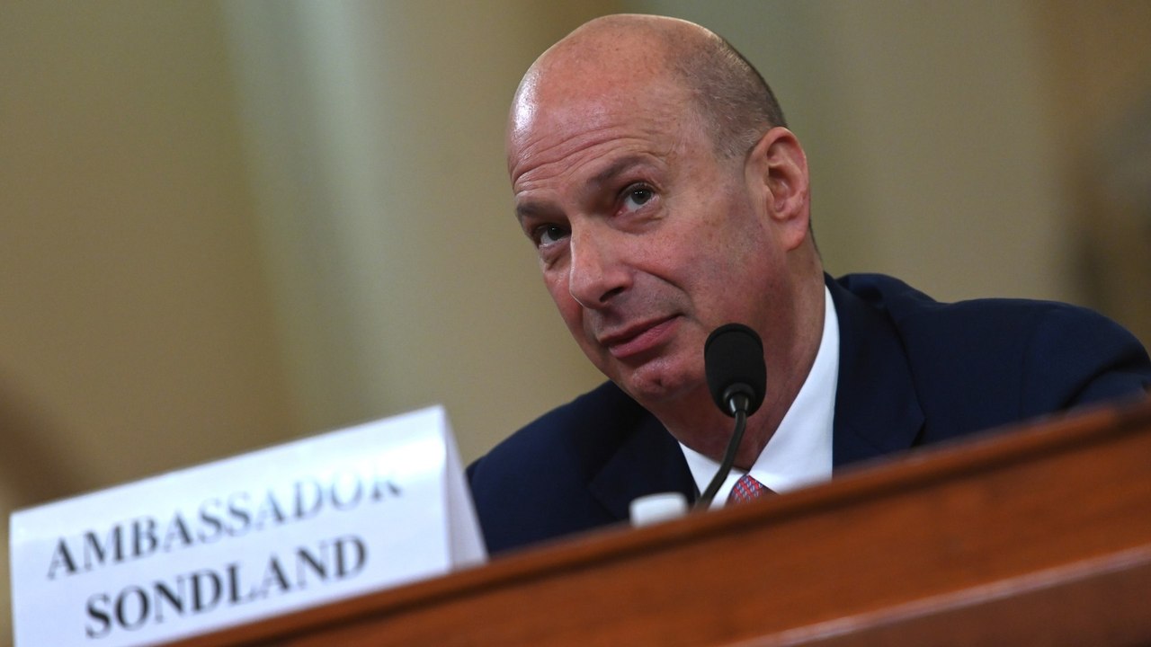 Gordon Sondland: 'Was there quid pro quo? … The answer is yes'