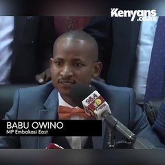 Babu Owino Picks Fight With Uhuru After Govt Warning