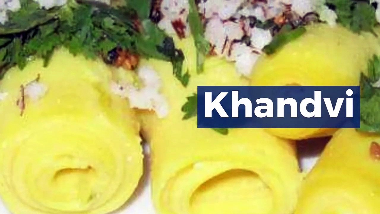 Khandvi in Gujarati