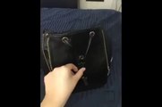 Fashion Shoulder Bag Rucksack PU Leather Women Girls Ladies Backpack Travel bag (Black)