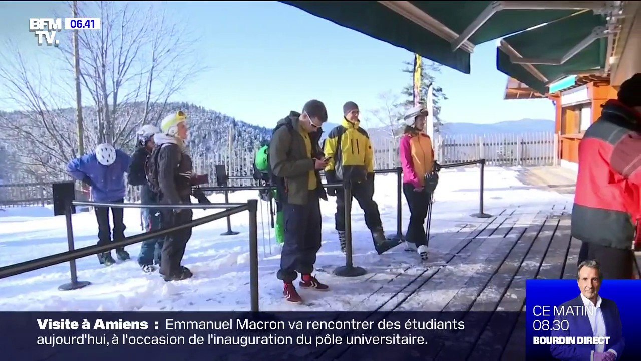 Déjà enneigée, la station de ski de Lans-en-Vercors, en Isère, a ouvert cinq semaines en avance