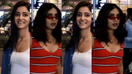 Spotted: Ananya Panday & Bhumi Pednekar at the Airport as they return to Mumbai post launch of a song