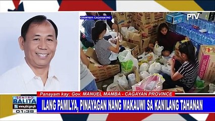 Panayam kay Gov. Mamba kaugnay ng update sa sitwasyon ng Cagayan