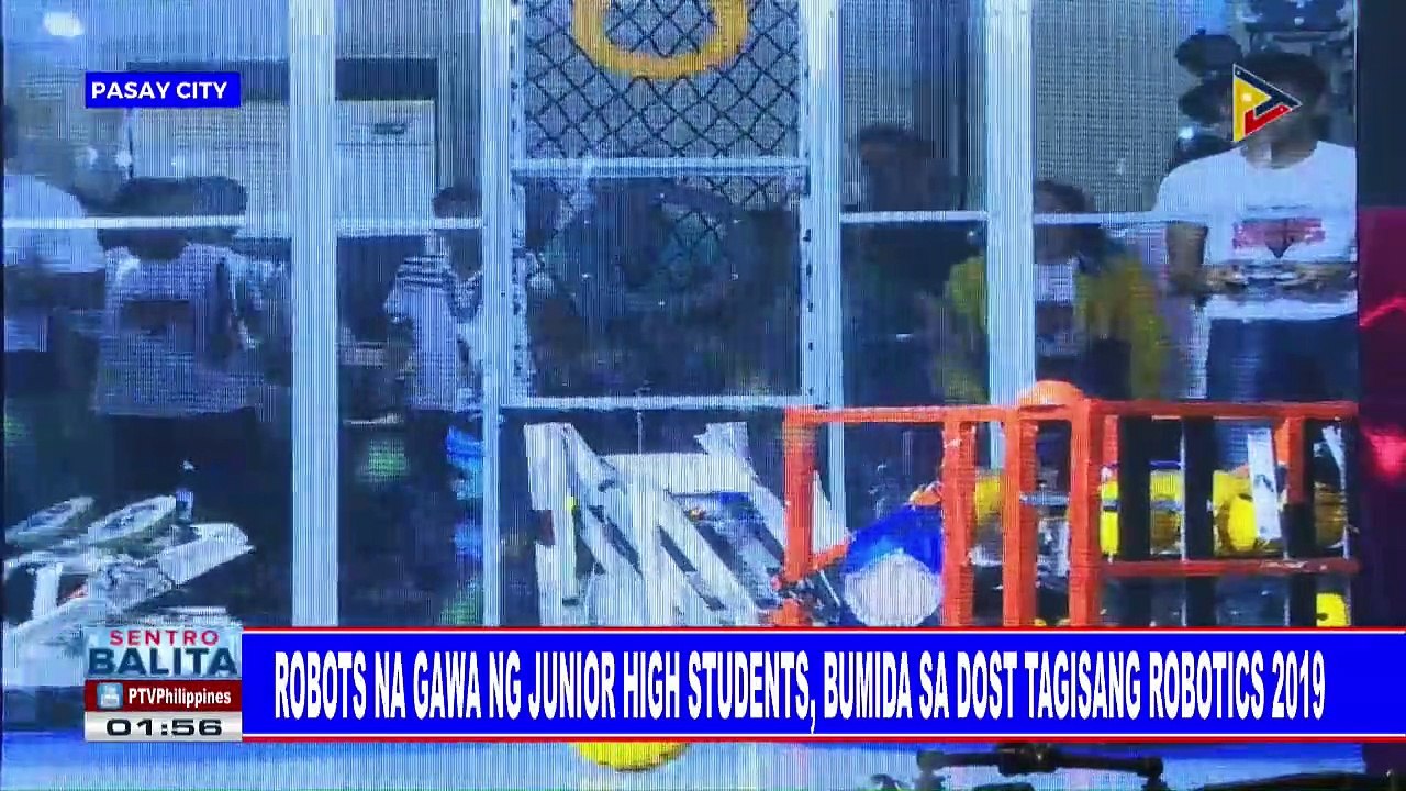 Robots na gawa ng junior high students, bumida sa DOST Tagisang Robotics 2019