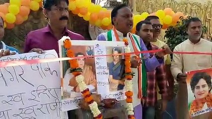 श्रेय लेने की लालसा, कांग्रेसियों ने किया हरसिद्धि उद्यान का उद्धाटन