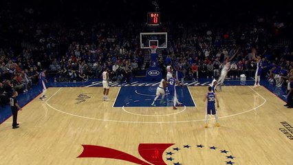 Ben Simmons sinks first-ever three-pointer