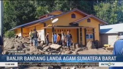 13 Rumah Warga di Agam Sumbar Rusak Akibat Banjir Bandang dan Longsor