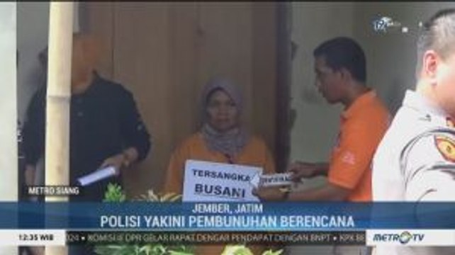 Polisi Gelar Rekonstruksi Pembunuhan Pria yang Jasadnya Dicor di Jember
