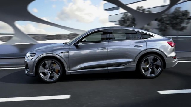 Audi e-tron Sportback battery and safety Animation