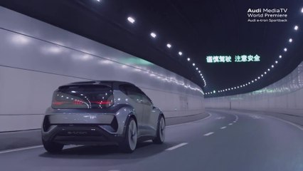 World Premiere Show Audi e-tron Sportback