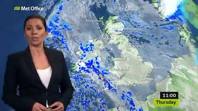 Met Office weather report - National (Thursday 21st November 2019)