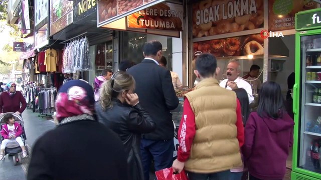 Bu tatlı için sıraya giriyorlar