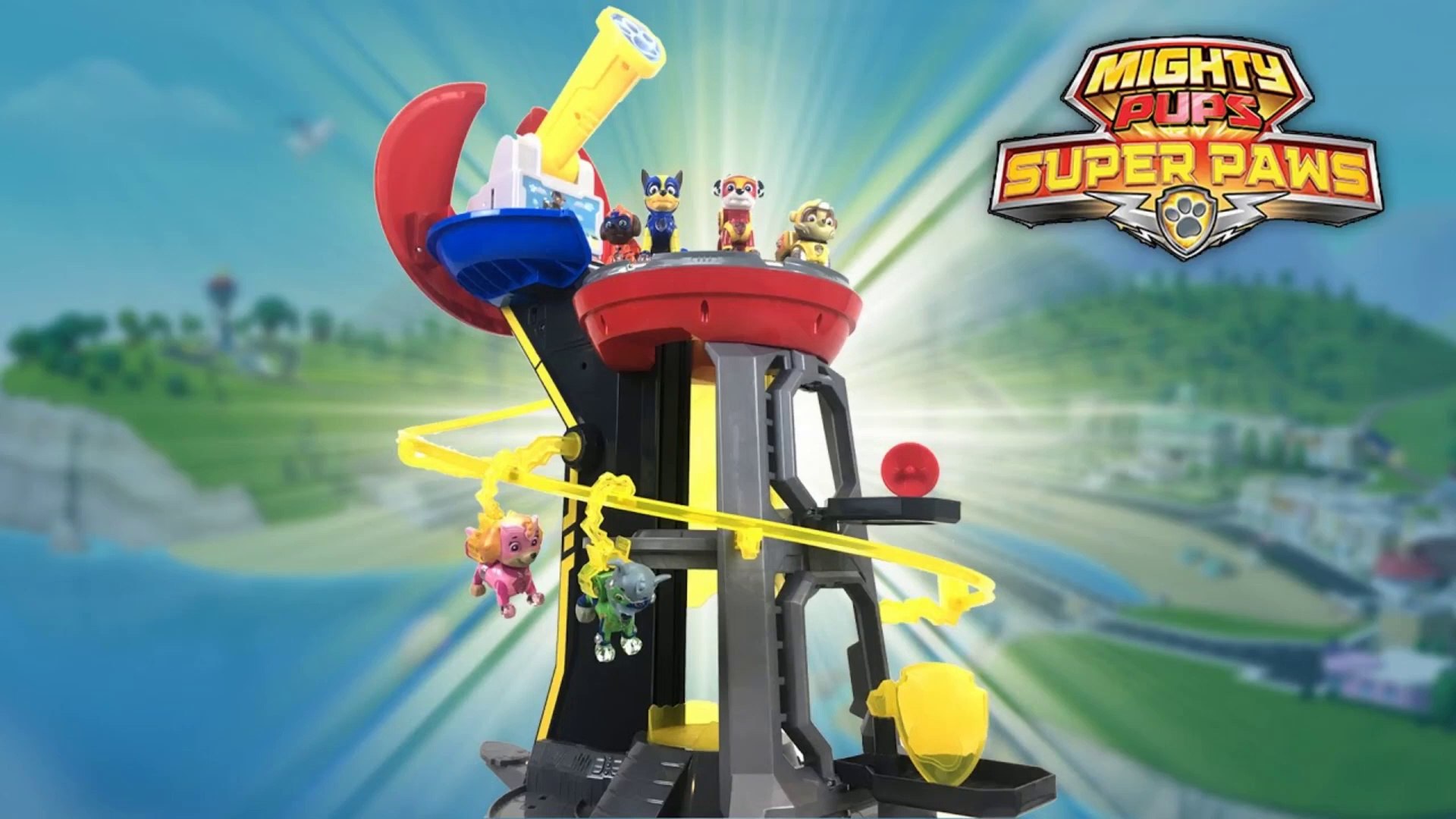 mighty pups tower toy
