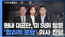 원내 대표단, '합리적인 분담' 美의회에 전달 / YTN