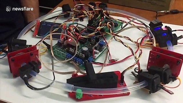 Australian science teacher performs ASMR Large Hadron Collider model