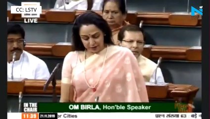 ‘Right To Water’ should be made fundamental right: Hema Malini in Lok Sabha