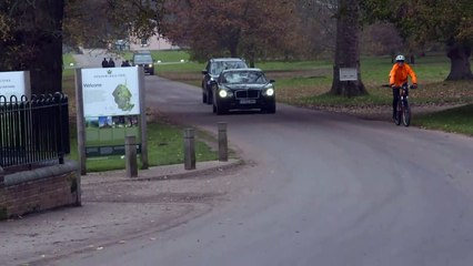 Prince Andrew departs home after stepping down from duties