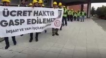 Genel merkez önünde direnişe başladılar