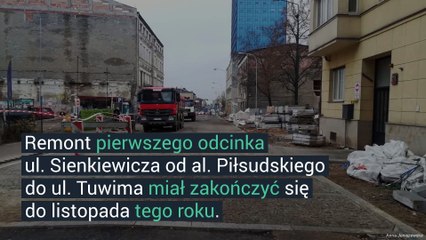 Playplay: Nie widać końca remontu ul. Sienkiewicza! Prace przedłużą się do czerwca