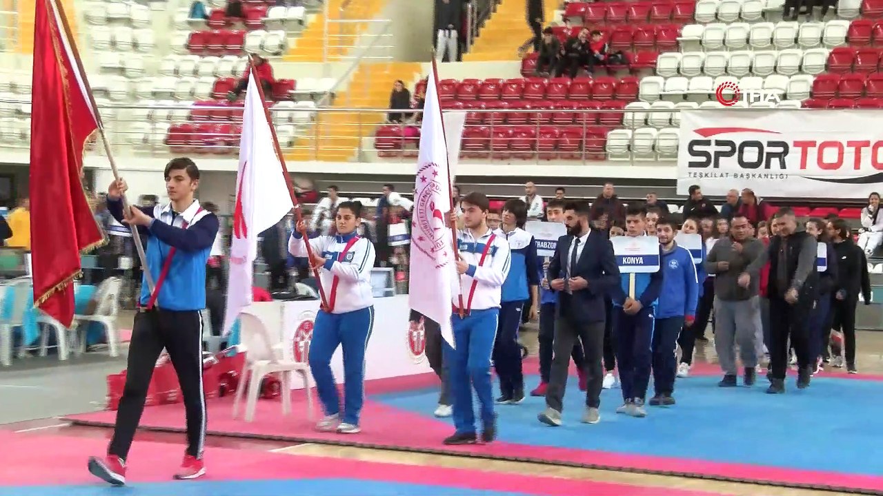 Taekwondo Türkiye Şampiyonası'nın seremonisi yapıldı