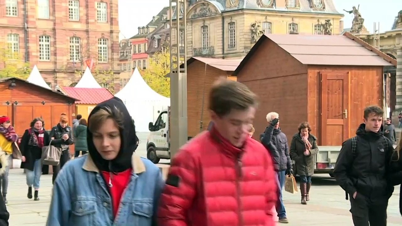 Straßburger weihnachtsmarkt als festung