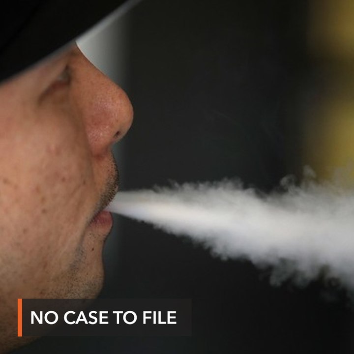 What case to file vs arrested vape users? ‘Wala...