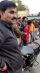 थाना राजेन्द्र नगर के क्षेत्र में गुंडों का जुलुस निकाला