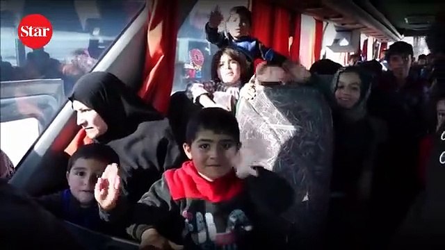 Bakanlık bu görüntülerle duyurdu: Suriyelilerin gönüllü geri dönüşü başladı