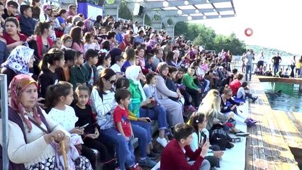 Ara tatilde öğrenciler Yunus parkına akın etti