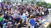 Ara tatilde öğrenciler Yunus parkına akın etti
