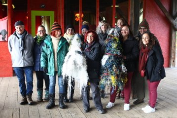 Derniers préparatifs avant Noël au jardin