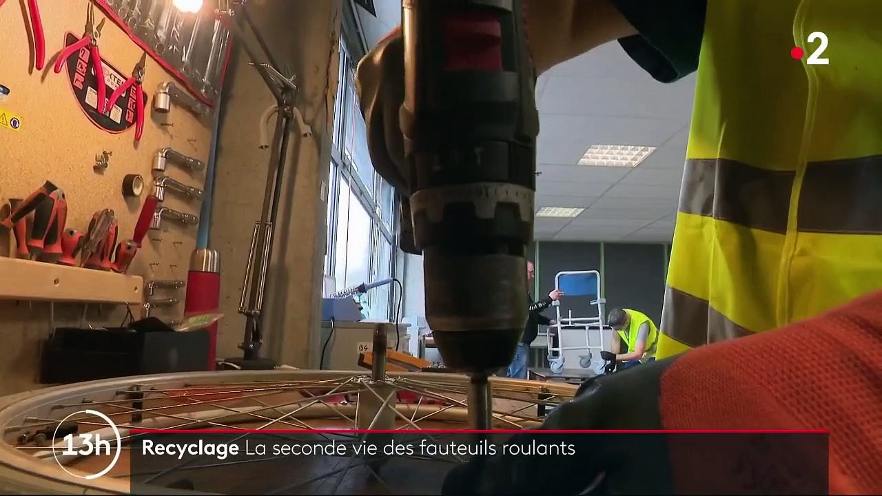 Handicap : cette association donne une seconde vie aux fauteuils roulants