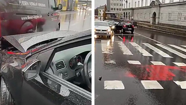 Une femme ivre tente de prendre la fuite mais percute une seconde voiture