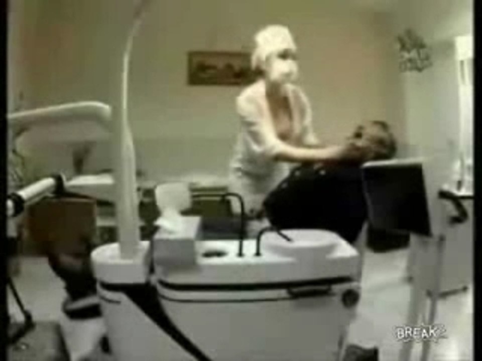 Hot Dentist Cleavage Prank