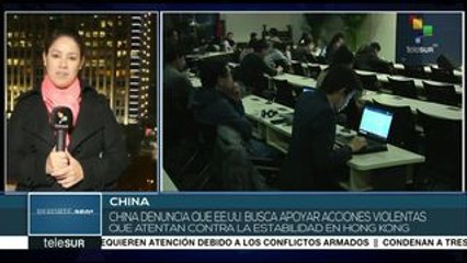 China condena intervención de EE.UU. en asuntos de Hong Kong