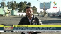 Confirman muertes por impactos de bala en Bolivia