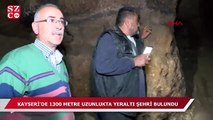 Kayseri'de 1300 metre uzunluğunda yeraltı şehri bulundu