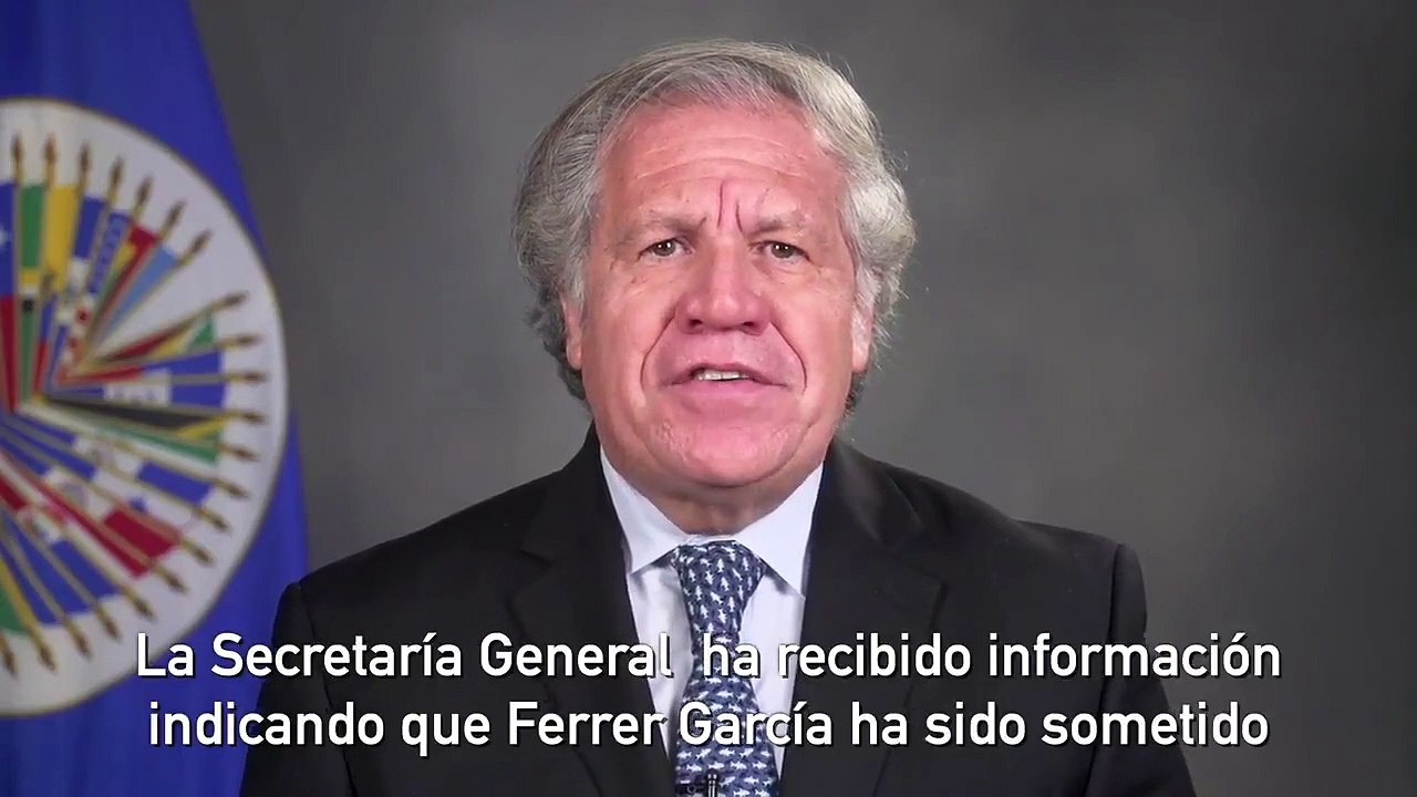 D. Luis Almagro - Declaración de OEA sobre José Daniel Ferrer #Cuba