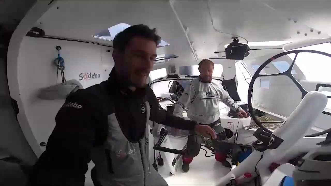 Sodebovoile  2019 - ONBOARD VIDEO 20/11/2019 Surfs sur l'Atlantique Sud