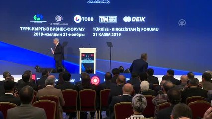 Türkiye-Kırgızistan İş Forumu - Kırgızistan Başbakan Yardımcısı Boronov- İSTANBUL