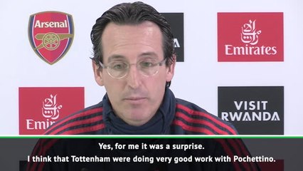 Скачать видео: Emery surprised Tottenham sacked Pochettino