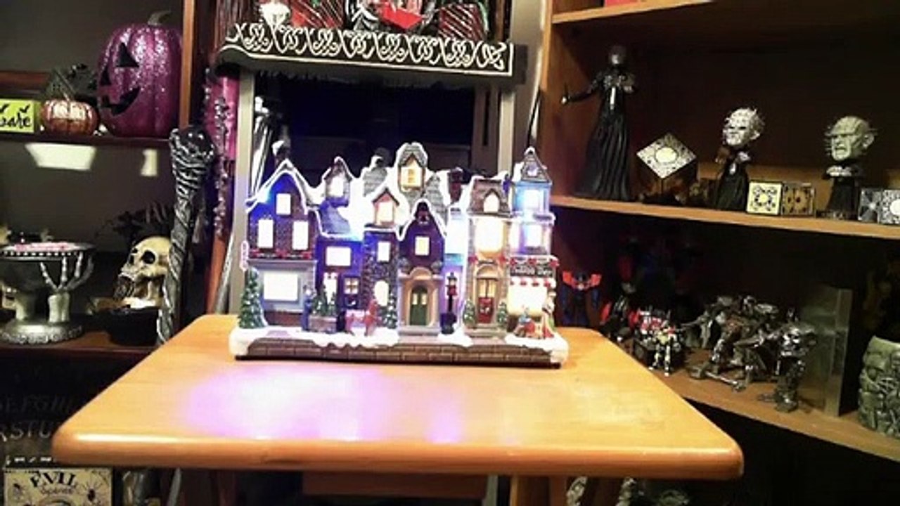 The Christmas Town Houses and Green House